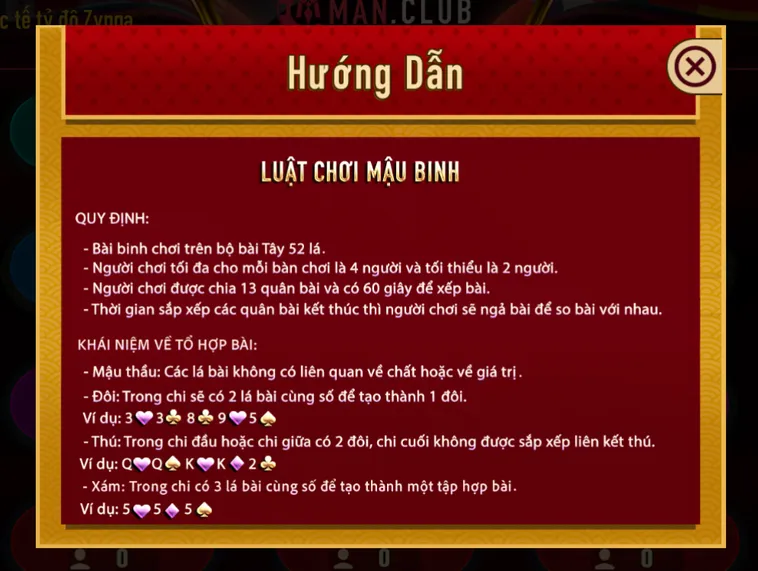 Đẳng Cấp Sắp Xếp Bài Với Mậu Binh Tại ManClub Chuyên Nghiệp