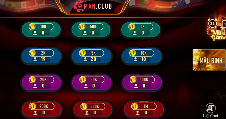Đẳng Cấp Sắp Xếp Bài Với Mậu Binh Tại ManClub Chuyên Nghiệp