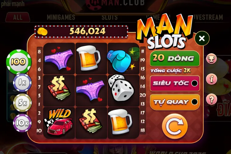 Minigame Man Slot Tại ManClub Và Bí Quyết Kiếm Tiền Siêu Tốc 2026