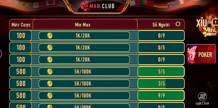 Chinh Phục Sàn Đấu Trí Poker Tại ManClub Đẳng Cấp Quốc Tế