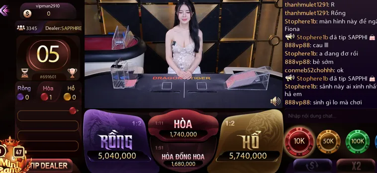 Khám Phá Rồng Hổ Livestream Tại ManClub Đỉnh Cao Cá Cược Thẻ Bài Trực Tuyến