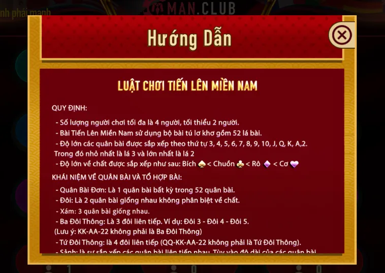 Bí Quyết Chinh Phục Bàn Chơi Tiến Lên Đếm Lá Tại ManClub Năm 2026