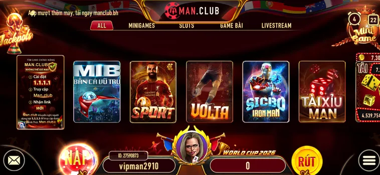 ManClub - Cổng Game Bài Quốc Tế Phái Mạnh Cho Bạn