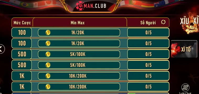 Xì Tố Tại ManClub Và Chiến Thuật Điều Tiết Tâm Lý Đỉnh Cao 2026